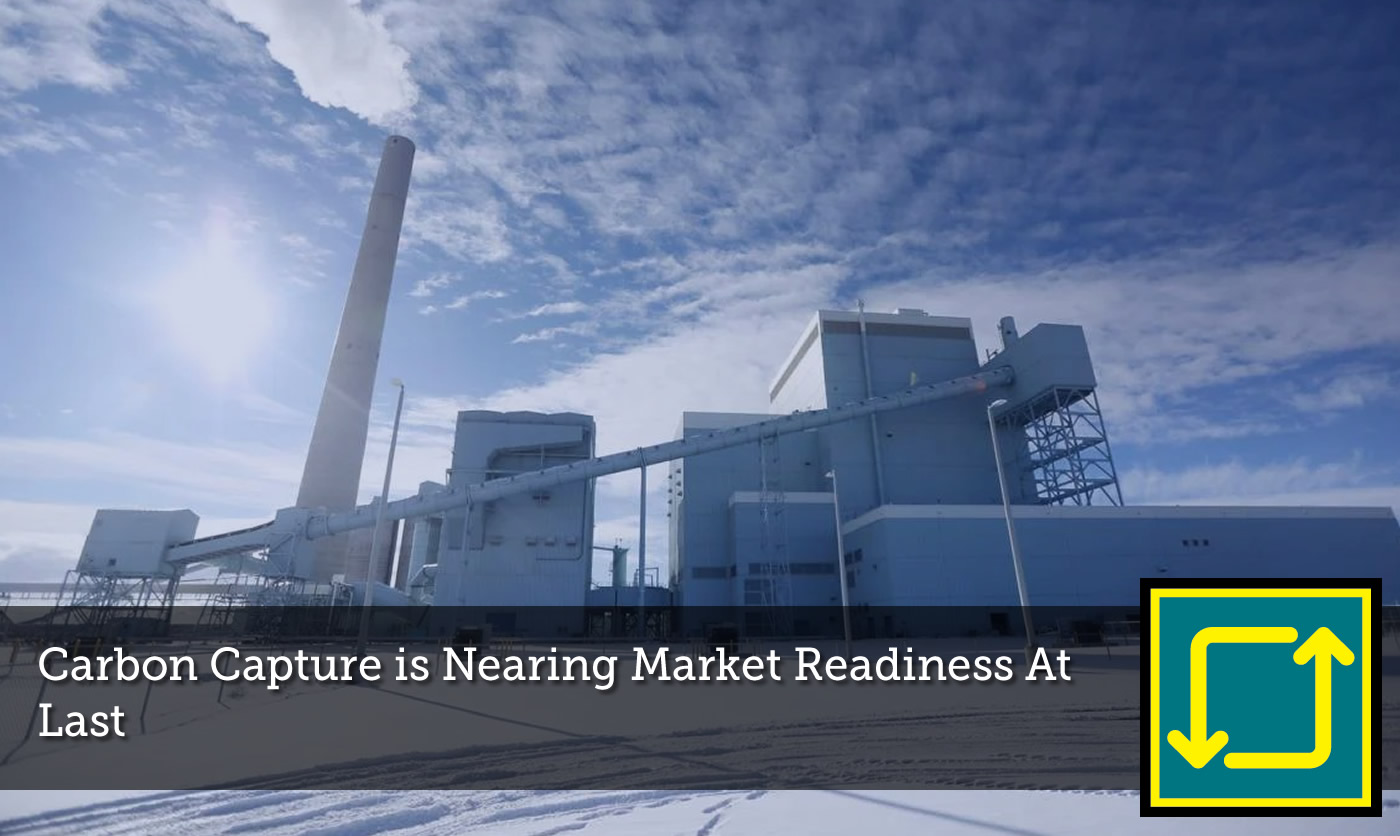 Carbon Capture Nearing Market Readiness