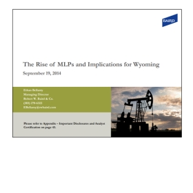 The Rise of MLPs and Implications for Wyoming