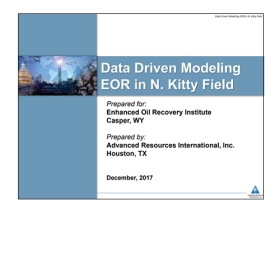 Data driven modeling EOR in N. Kitty Field