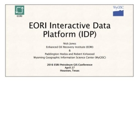 EORI interactive data platform (IDP)