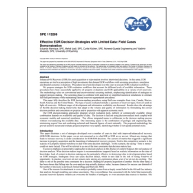 Effective EOR decision strategies with limited data: Field cases demonstration