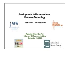 Developments in Unconventional Resource Technology