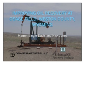 Improving Oil Recovery At Osage Field, Weston County, Wyoming