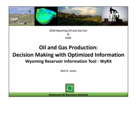 Oil and Gas Production: Decision Making with Optimized Information