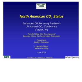 North American CO2 Status, Third Annual CO2 Conference