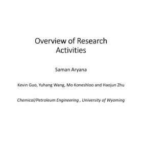 Overview of Research Activities