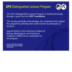 Practical Business Aspects of the CO2 EOR process, SPE Distinguished Lecturer Program