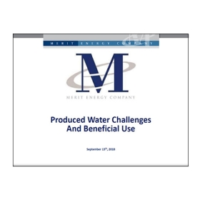 Produced Water Challenges And Beneficial Use