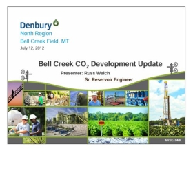 Denbury, North Region, Bell Creek Field, MT